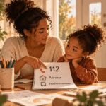 Familien-Notfallwissen: 112, Adresse, Telefonnummer – kann dein Kind das? 1-3